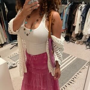 Liz Claiborne crochet cardigan size 1X